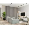 Акустическая панель Cosca Décor, черный войлок, 2750х600х19мм, рейки МДФ дуб Дымчатый