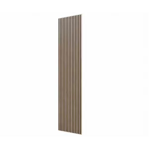 Акустическая панель Cosca Décor, черный войлок, 2750х600х19мм, рейки МДФ ясень Тирамису Акустическая панель Cosca Décor, черный войлок, 2750х600х19мм, рейки МДФ ясень Тирамису