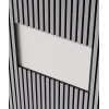 Акустическая панель Cosca Décor, черный войлок, 2750х600х21мм, рейки МДФ, шпон дуб ардженто светло-серый