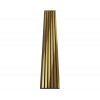 Комплект акустических панелей Cosca Décor, черный войлок, 3000х300х19мм, рейки ЭКОПОЛИМЕР, желтое золото/2шт.