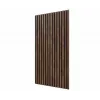 Акустическая панель Cosca Décor, черный войлок, 1200х600х19мм, рейки МДФ дуб Барон темный