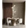 Акустическая панель Cosca Décor, черный войлок, 1200х600х19мм, рейки МДФ дуб Барон темный