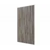 Акустическая панель Cosca Décor, черный войлок, 1200х600х19мм, рейки МДФ дуб Дымчатый