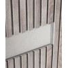 Акустическая панель Cosca Décor, черный войлок, 1200х600х19мм, рейки МДФ дуб Дымчатый
