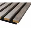 Акустическая панель Cosca Décor, черный войлок, 1200х600х19мм, рейки МДФ дуб Дымчатый