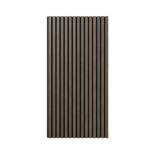Акустическая панель Cosca Décor, черный войлок, 1200х600х21мм, рейки МДФ, шпон дуб маррон коричневый Акустическая панель Cosca Décor, черный войлок, 1200х600х21мм, рейки МДФ, шпон дуб маррон коричневый