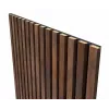 Акустическая панель Cosca Décor, черный войлок, 600х600х19мм, рейки МДФ дуб Барон темный