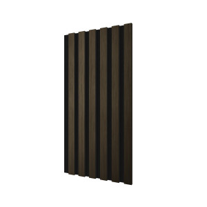 Комплект акустических панелей Cosca Décor, черный войлок, 600х300х19мм, рейки ЭКОПОЛИМЕР, шампань/2шт.