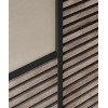 Руст стыковочный Cosca Décor 25х22х1350мм, МДФ, черный