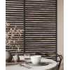 Руст стыковочный Cosca Décor 25х22х1350мм, МДФ, черный