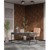 Плинтус Cosca Décor WP80 экошпон, черный, 80х22х1200мм, МДФ