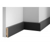 Плинтус Cosca Décor WP80 экошпон, черный, 80х22х2400мм, МДФ