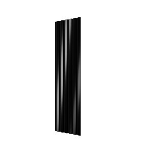Комплект акустических панелей Cosca Décor, черный войлок, 1200х300х19мм, рейки ЭКОПОЛИМЕР, черное зеркало/2шт.