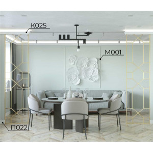Карниз Cosca Décor KX025, 109х89, 2000мм, Экополимер/5