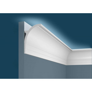 Карниз Cosca Décor KX045, 85х55мм, 2000мм, Экополимер/6