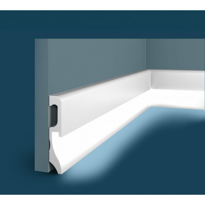 Плинтус Cosca Décor PX033, 100х18, 2000мм, Экополимер/16