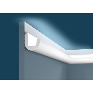 Карниз Cosca Décor KX024, 55х50, 2000мм, Экополимер/15