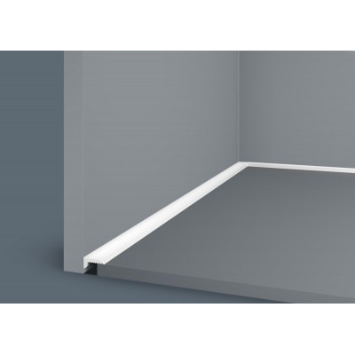 Плинтус Cosca Décor PL015, 10х21, 2000мм, Экополимер/72