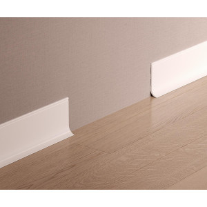 Плинтус Cosca Décor PL003, 80х18, 2000мм, Экополимер/34 Плинтус Cosca Décor PL003, 80х18, 2000мм, Экополимер/34