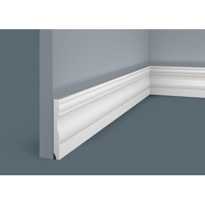 Плинтус Cosca Décor PX015, 80х11, 2000мм, Экополимер/10