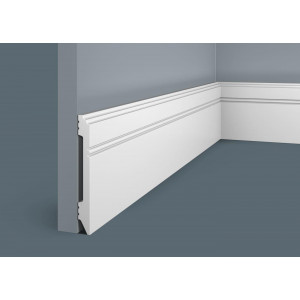 Плинтус Cosca Décor PX005, 108х12, 2000мм, Экополимер/8 Плинтус Cosca Décor PX005, 108х12, 2000мм, Экополимер/8