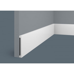 Плинтус Cosca Décor PX058, 80х10, 2000мм, Экополимер/20