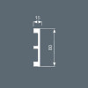 Плинтус Cosca Décor PX048, 80х15, 2000мм, Экополимер/11