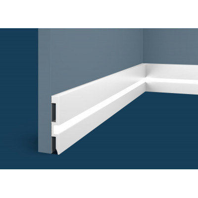 Плинтус Cosca Décor PX059, 80х12, 2000мм, Экополимер/18