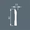 Плинтус Cosca Décor PX030, 82х13, 2000мм, Экополимер/13