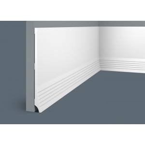 Плинтус Cosca Décor PX036, 184х16, 2000мм, Экополимер/20