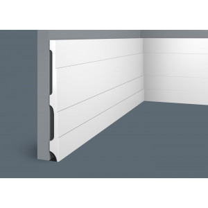 Плинтус Cosca Décor PX044, 185х16, 2000мм, Экополимер/15