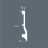 Плинтус Cosca Décor PX047, 112х20, 2000мм, Экополимер/20