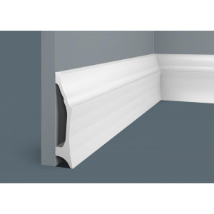 Плинтус Cosca Décor PX009, 120х25, 2000мм, Экополимер/12 Плинтус Cosca Décor PX009, 120х25, 2000мм, Экополимер/12