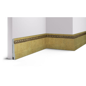 Плинтус Cosca Décor 90, Античное золото, B1090/G327