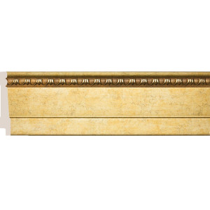 Плинтус Cosca Décor 90, Античное золото, B1090/G327