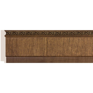 144-3 Плинтус Cosca Décor 80, Дуб тёмный