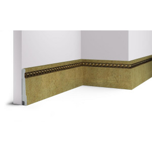 Плинтус Cosca Décor 90, Античное золото, B90(1)/G327