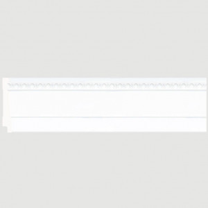 Плинтус Cosca Décor 90, Белый мат, B90(1)/W27