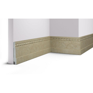 Плинтус Cosca Décor 90, Оникс, B90(2)/LB4-1