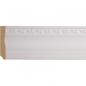 153-115 Плинтус Cosca Décor 95, Белый