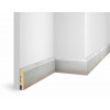 Плинтус Cosca Décor WP07, экошпон, дуб Кремовый, 80x16x2400 мм, МДФ