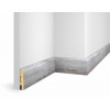 Плинтус Cosca Décor WP07, экошпон, дуб Рейн, 80x16x2400 мм, МДФ