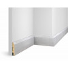 Плинтус Cosca Décor WP07, экошпон, дуб Серый, 80x16x2400 мм, МДФ