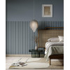 Плинтус Cosca Décor WP07, экошпон, ясень Кристалл, 80x16x2400 мм, МДФ