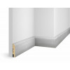 Плинтус Cosca Décor WP07, экошпон, дуб Айсберг, 80x16x2400 мм, МДФ