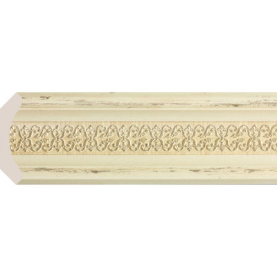 168-1028 Карниз Cosca Décor 89, Бежевый с патиной