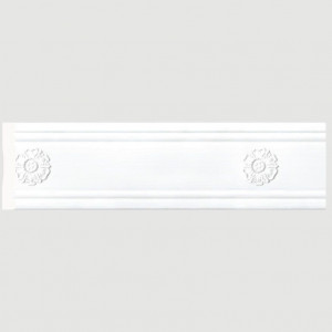 Бордюр Cosca Décor 80-5 Розетка, Белый мат, W80(2)R/W27 Бордюр Cosca Décor 80-5 Розетка, Белый мат, W80(2)R/W27