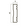 Бордюр Cosca Décor 40, Венге, W40(1)/DB2