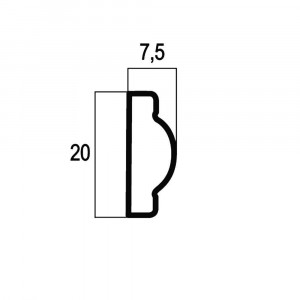 Молдинг Cosca Décor 20, Античное золото, D20(1)/G327 Молдинг Cosca Décor 20, Античное золото, D20(1)/G327