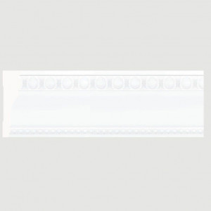 Плинтус Cosca Décor потолочный 90, Белый мат, T90(1)/W27